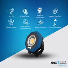 Load image into Gallery viewer, NextLED NT-1010UV Cordless Color Matching, UV Flood Light