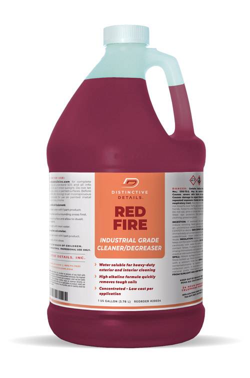 Distinctive Details Red Fire Industrial Grade Degreaser