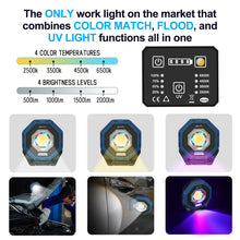 Load image into Gallery viewer, NT-1010UV Cordless Color Matching, UV Flood Light
