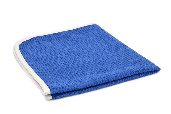 Microfiber Waffle-Weave Glass Towel (16 in. x 16 in. 400 gsm)