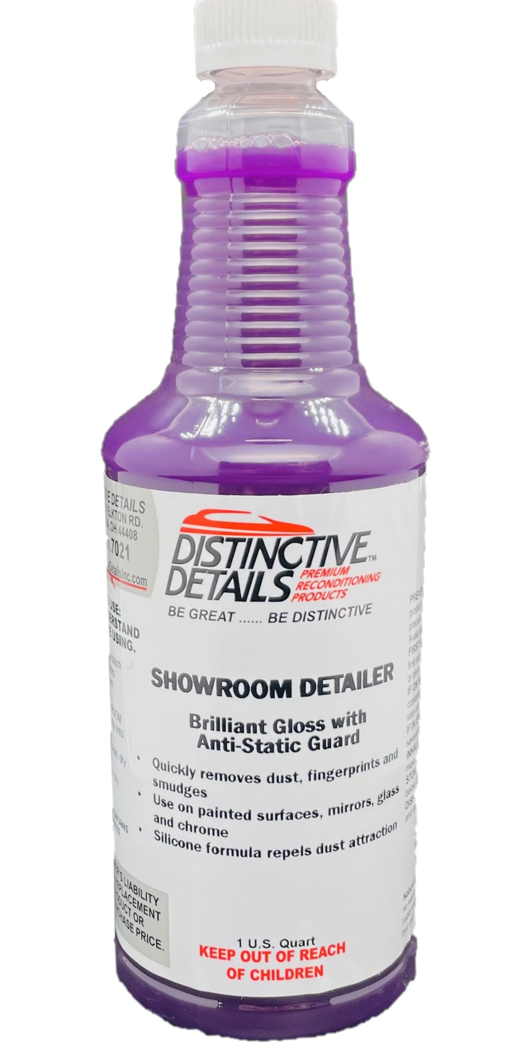 Showroom Detailer Anti-Static Detail Spray